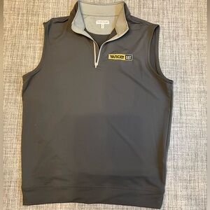 Peter Millar Gray Half-Zip Pullover